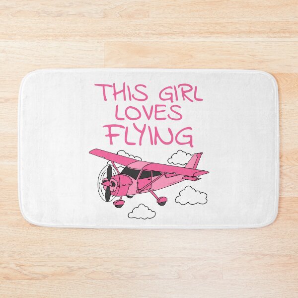 Item preview, This Girl Loves Flying, Female Pilot, Plane Aviation Enthusiast designed and sold by doodlerob.