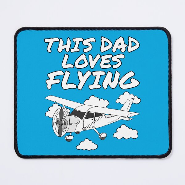 Item preview, This Dad Loves Flying, Plane Pilot Aviation Enthusiast designed and sold by doodlerob.