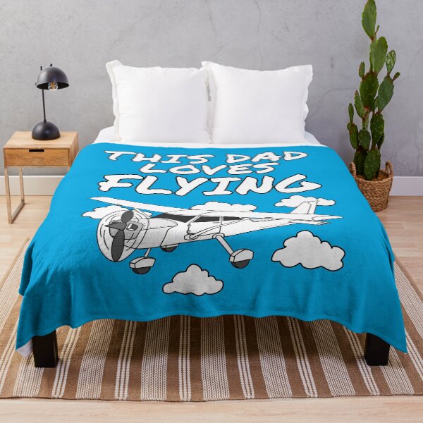 Item preview, This Dad Loves Flying, Plane Pilot Aviation Enthusiast designed and sold by doodlerob.