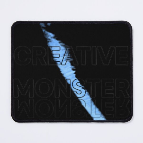 Item preview, Creative monster blk on blk designed and sold by VonbronA11.