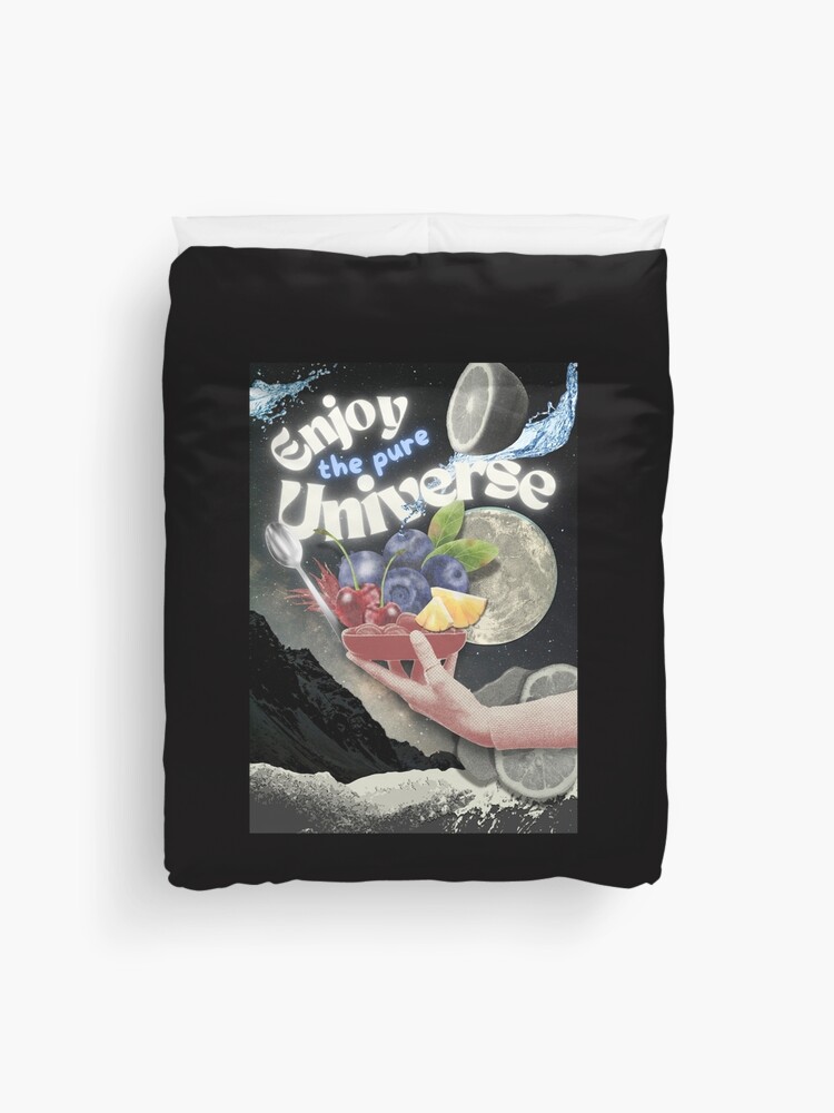 Imagen 1 de 2, Funda nórdica con la obra Disfruta del Universo Puro, diseñada y vendida por GlauciaSouEu.