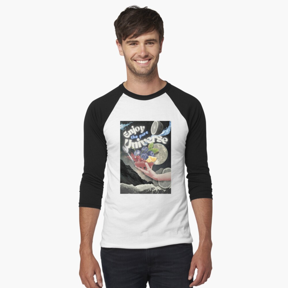 Vista previa del artículo con la obra «Camiseta ¾ estilo béisbol», diseñado y vendido por GlauciaSouEu.