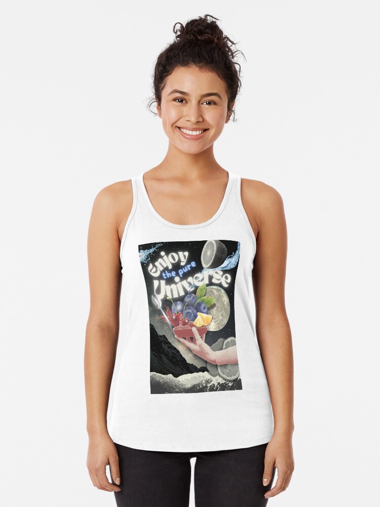 Thumbnail 1 of 3, Racerback Tank Top, Enjoy The Pure Universe designed and sold by GlauciaSouEu.