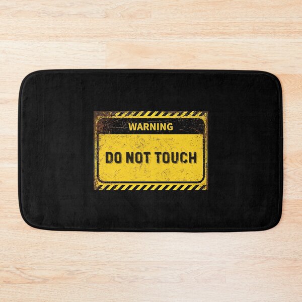 Item preview, Vintage Industrial Safety Sign - Grunge DO NOT TOUCH Decor designed and sold by Psycho-Crazy.
