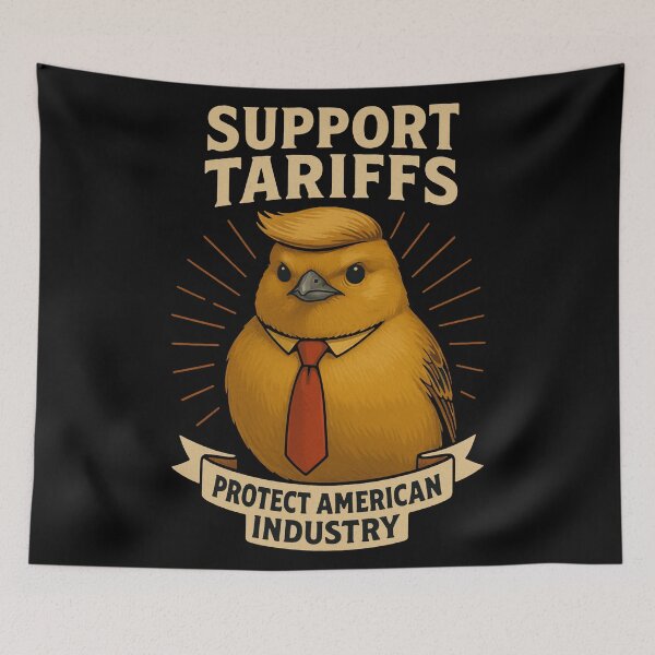 Item preview, Support Tariffs Bird: Protect American Industry designed and sold by zzz888.