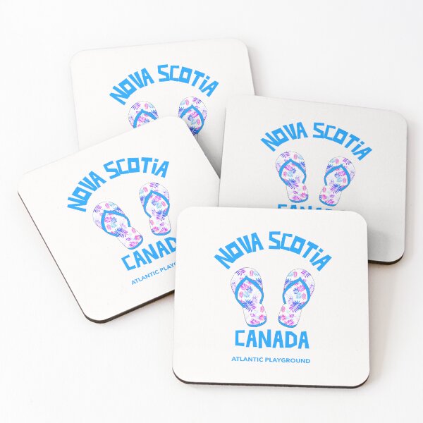 Item preview, Nova Scotia Canada Blue Flip Flops designed and sold by Sartoris Art.