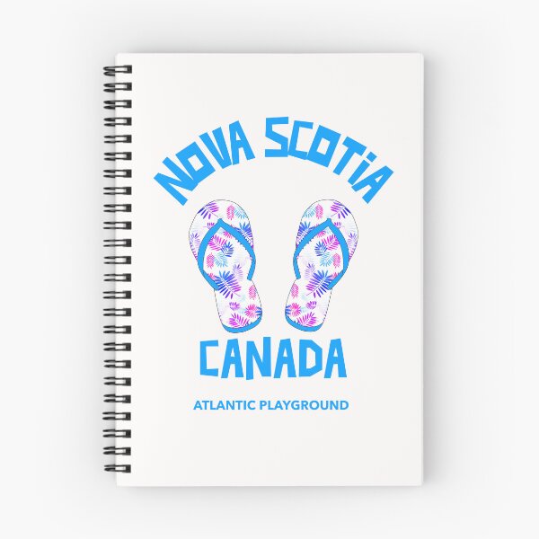 Item preview, Nova Scotia Canada Blue Flip Flops designed and sold by Sartoris Art.