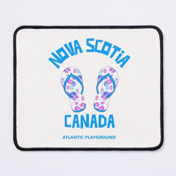 Item preview, Nova Scotia Canada Blue Flip Flops designed and sold by Sartoris Art.