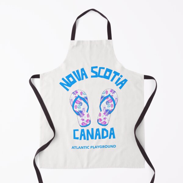 Item preview, Nova Scotia Canada Blue Flip Flops designed and sold by Sartoris Art.