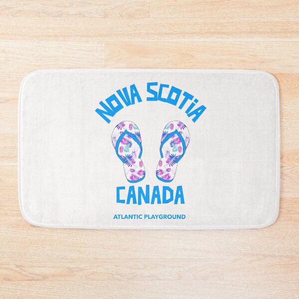 Item preview, Nova Scotia Canada Blue Flip Flops designed and sold by Sartoris Art.