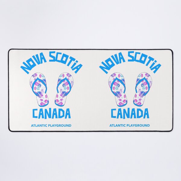 Item preview, Nova Scotia Canada Blue Flip Flops designed and sold by Sartoris Art.