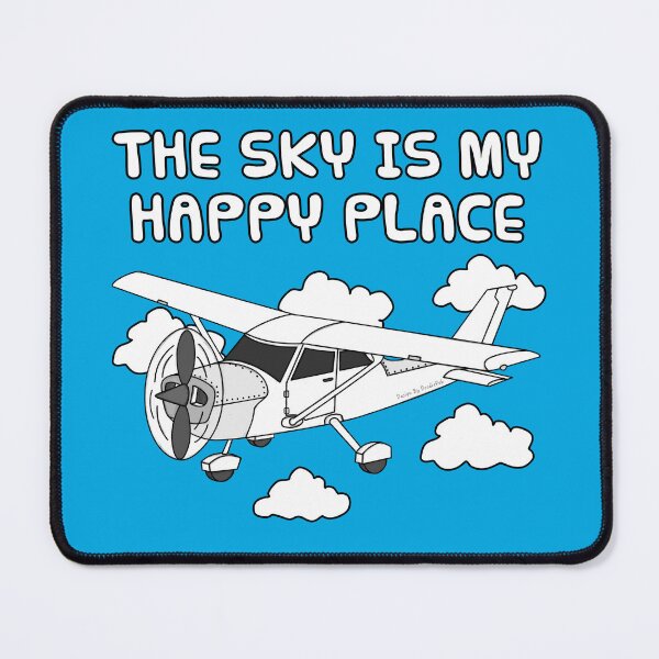 Item preview, The Sky Is My Happy Place, Pilot Aviation Enthusiast designed and sold by doodlerob.