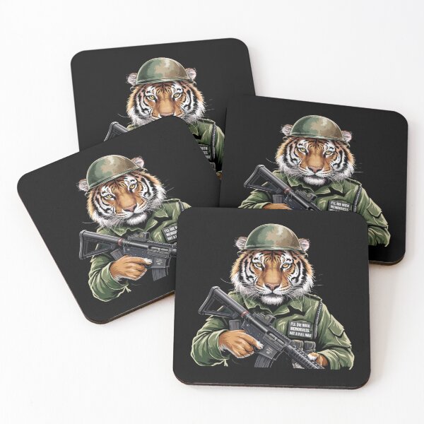 Item preview, I'll Die With Memories Not A Full Mag Tiger designed and sold by SurrealArtSzysz.