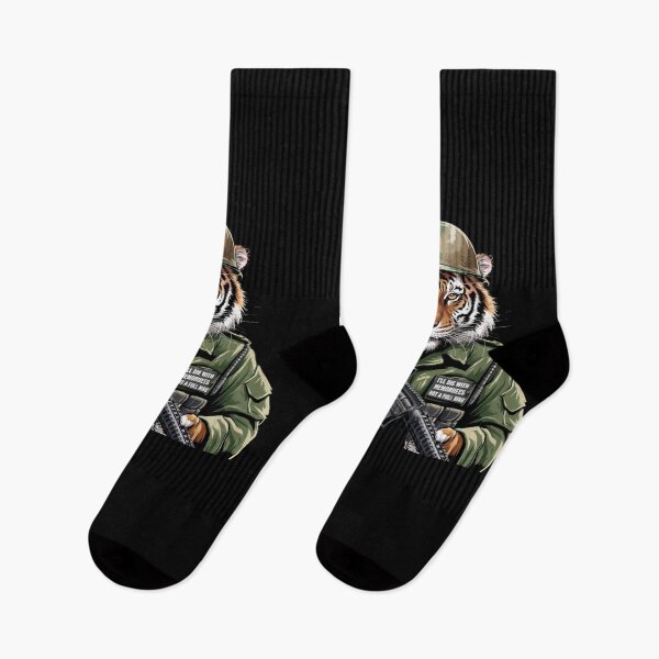 Item preview, I'll Die With Memories Not A Full Mag Tiger designed and sold by SurrealArtSzysz.