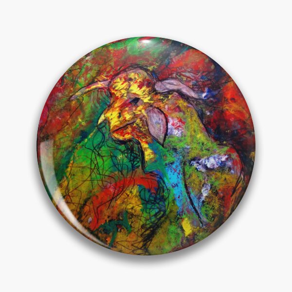 Artikelvorschau, Collage aus einem abstrakten Acrylgemälde „Goldenes Licht“ und einem digital erstellten Mandala entworfen und verkauft von Prem-Adri.