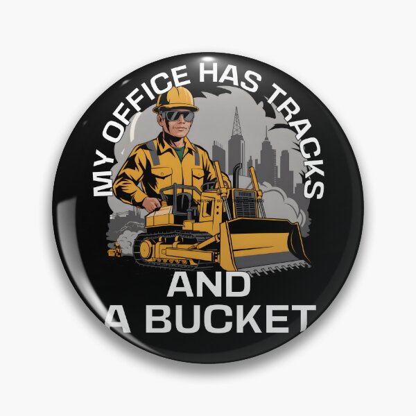 Item preview, MY OFFICE HAS TRACKS AND A BUCKET designed and sold by Fragy72.