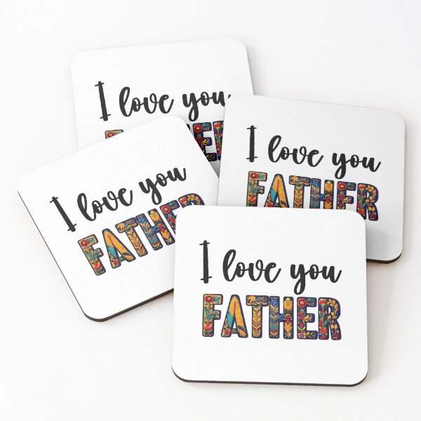 Item preview, I love you Father, Father’s Day gift, colorful Father design, dad appreciation, love for dad, vibrant Father text, fatherhood gift, heartfelt message, rainbow Father text designed and sold by WHDProduction45.