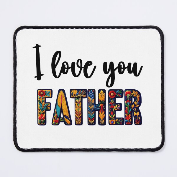 Item preview, I love you Father, Father’s Day gift, colorful Father design, dad appreciation, love for dad, vibrant Father text, fatherhood gift, heartfelt message, rainbow Father text designed and sold by WHDProduction45.