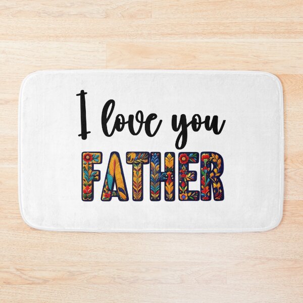 Item preview, I love you Father, Father’s Day gift, colorful Father design, dad appreciation, love for dad, vibrant Father text, fatherhood gift, heartfelt message, rainbow Father text designed and sold by WHDProduction45.