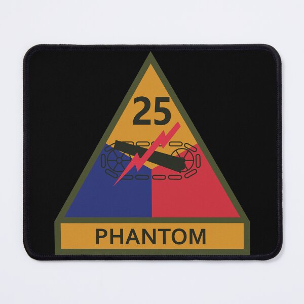 Item preview, SSI - 25th Armored Division w Name Tape X 300 designed and sold by Military Insignia Products.