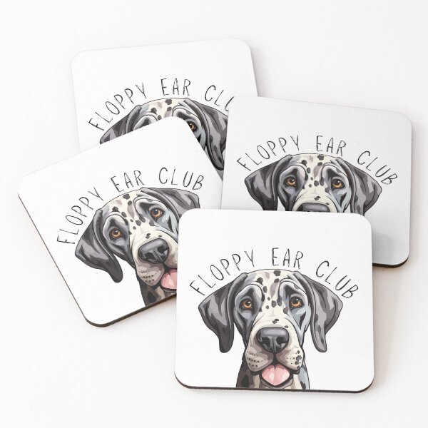 Item preview, Floppy Ear Club Cute Dog Ear Design for Dog Lovers designed and sold by LittleMiddleMomma.