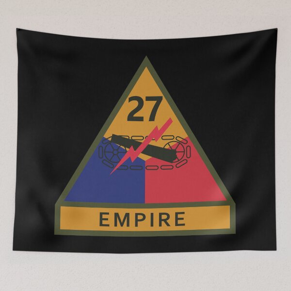 Item preview, SSI - 27th Armored Division w Name Tape X 300 designed and sold by Military Insignia Products.