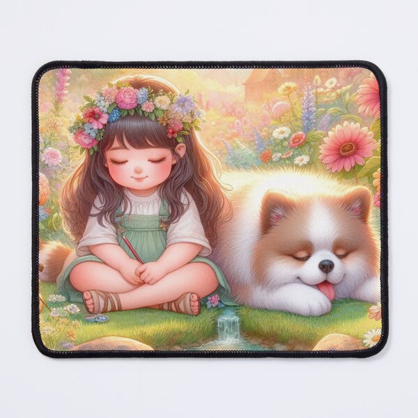 Item preview, A Girl, A Dog, A Sunny Dream designed and sold by PuifaiiRWP.