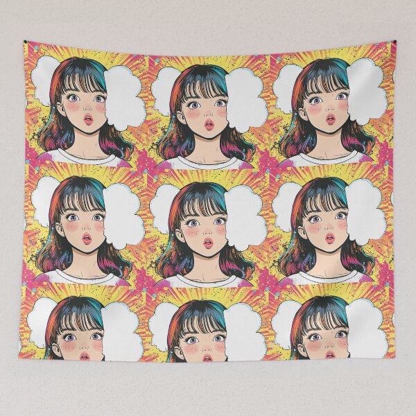Item preview, Girl Cartoon 4096 designed and sold by Grafititee.
