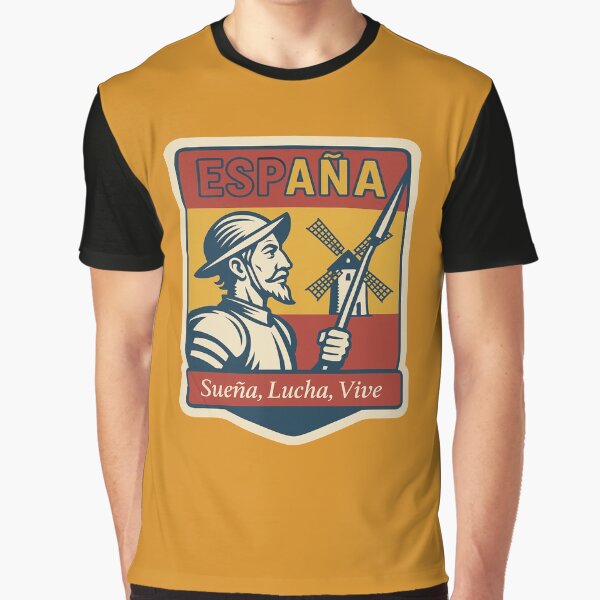 Item preview, España – Don Quixote & Windmill Sticker | Spanish Culture Art designed and sold by Timeless Design.