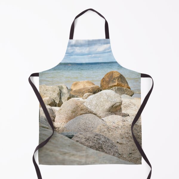 Item preview, beach with rochs in denmark trelde naes at the kattegat water designed and sold by Por_photos.