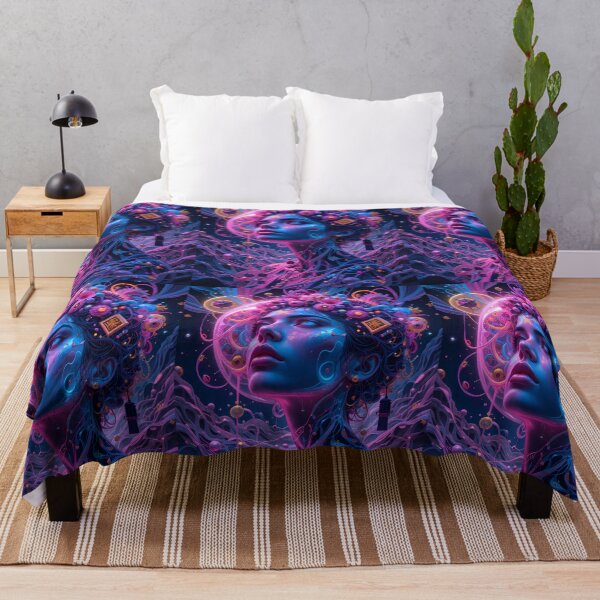 Item preview, Clarity Visions Futuristic Elements Neon Colors Art designed and sold by ART ATTACK ZONE.