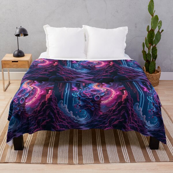 Item preview, State Visions Futuristic Elements Neon Colors Art designed and sold by ART ATTACK ZONE.
