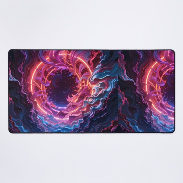 Item preview, Origin Visions Futuristic Elements Neon Colors Art designed and sold by ART ATTACK ZONE.