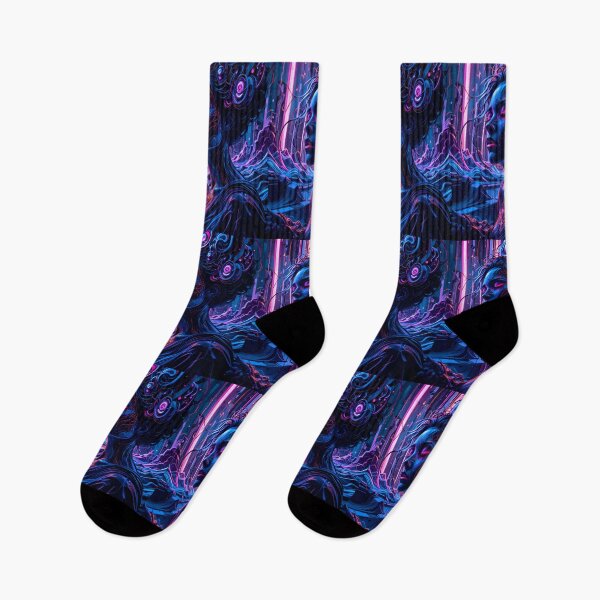 Item preview, Meme Visions Futuristic Elements Neon Colors Art designed and sold by ART ATTACK ZONE.