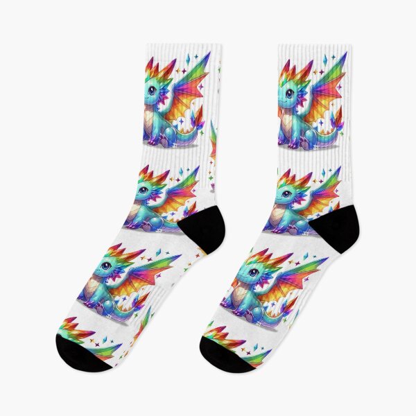 Item preview, Aurora - Rainbow Baby Dragon - Rainbow Dragon designed and sold by JuliartJcmm.