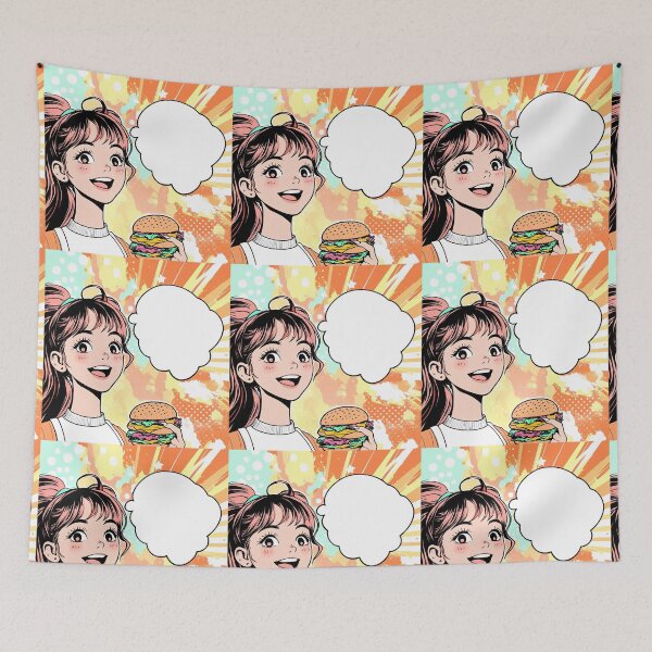 Item preview, Girl Cartoon 4096 designed and sold by Grafititee.