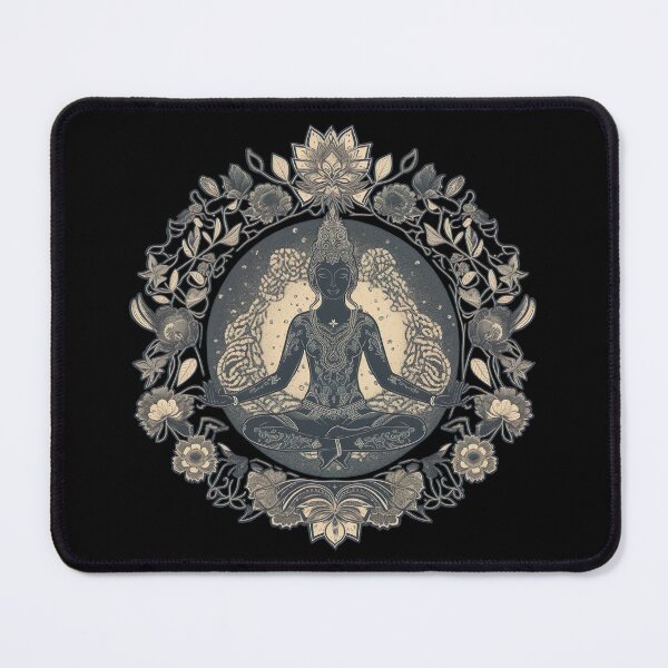 Item preview, Yoga Lotus Position Zen Artistic Design designed and sold by Ideallity.