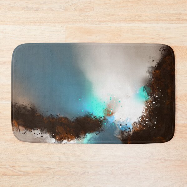 Item preview, Rock of Ages - Brown Turquoise Abstract designed and sold by Joey Santiago.