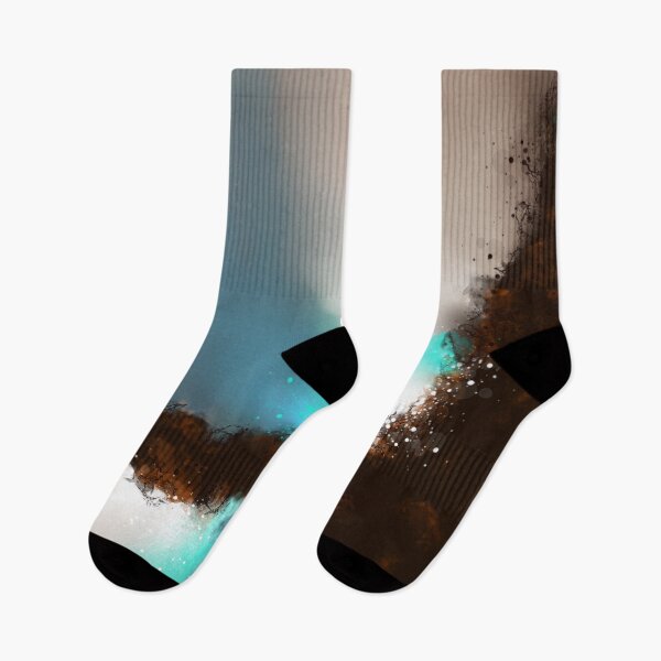 Item preview, Rock of Ages - Brown Turquoise Abstract designed and sold by Joey Santiago.