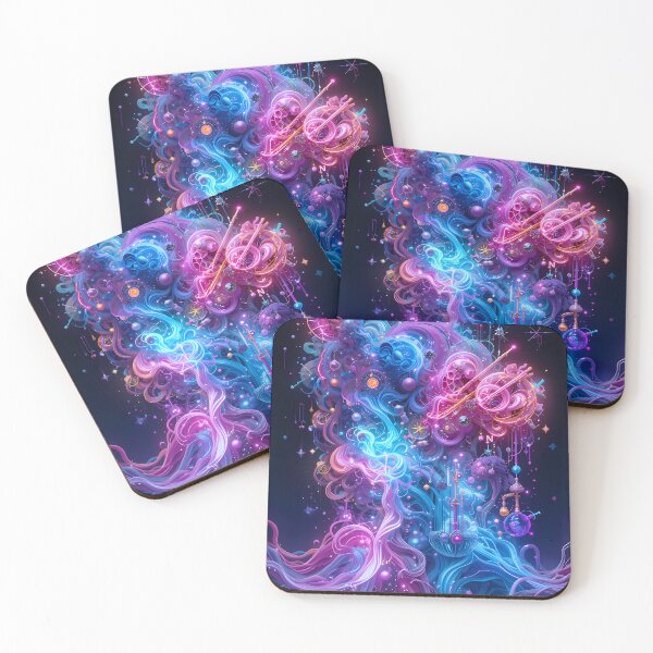 Item preview, Kairi Visions Futuristic Elements Neon Colors Art designed and sold by ART ATTACK ZONE.