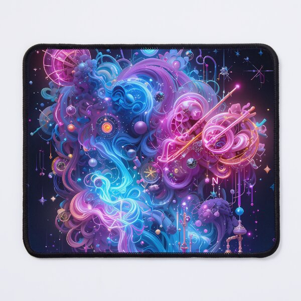 Item preview, Kairi Visions Futuristic Elements Neon Colors Art designed and sold by ART ATTACK ZONE.