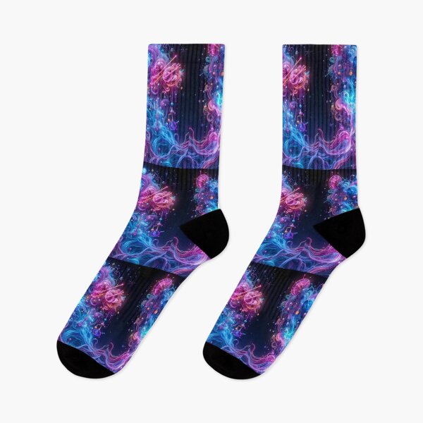 Item preview, Kairi Visions Futuristic Elements Neon Colors Art designed and sold by ART ATTACK ZONE.