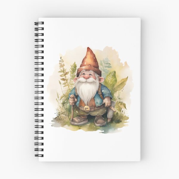 Item preview, Watercolor Forest Gnome Art designed and sold by Fablemyst.