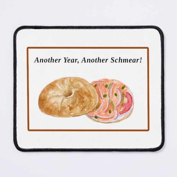 Item preview, Anthony Year Birthday Bagel with Smoke Salmon and Cream Cheese designed and sold by daphsam.