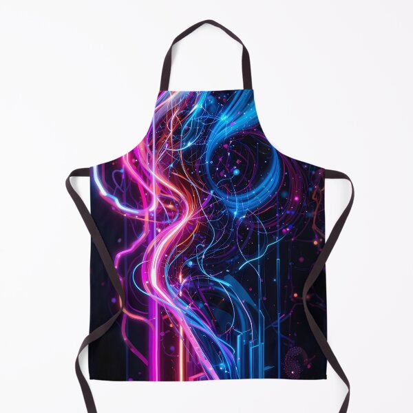 Item preview, Phoenix Visions Futuristic Elements Neon Colors Art designed and sold by ART ATTACK ZONE.