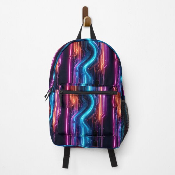 Item preview, Pegasus Visions Futuristic Elements Neon Colors Art designed and sold by ART ATTACK ZONE.