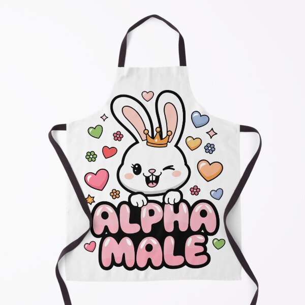 Item preview, Cute Alpha Male Bunny – Kawaii Power Vibes designed and sold by BeamiCreations.
