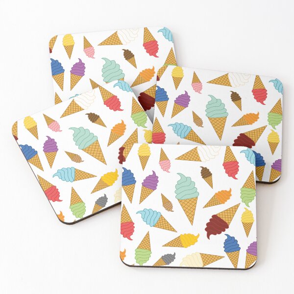 Item preview, Ice creams pattern designed and sold by POKPOD.