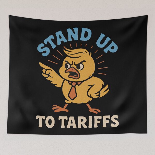 Item preview, Stand Up To Tariffs Bird: Protest Trade Policy designed and sold by zzz888.