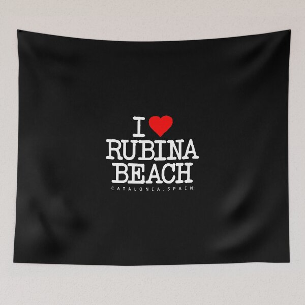 Item preview, I love Rubina Beach-White. designed and sold by CUBATSHIRT.